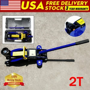 2 Ton Hydraulic Trolley Floor Jack Professional Auto Car Repair Steel Heavy Duty - Picture 1 of 11