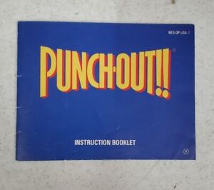 Nintendo Punch Out!! NES Manual Only, 1990 No Game, Instruction Booklet