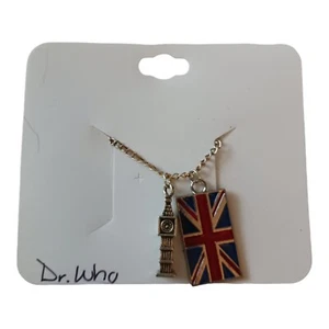Dr. Who Necklace Pendant England Britain Big Ben Doctor New - Picture 1 of 2