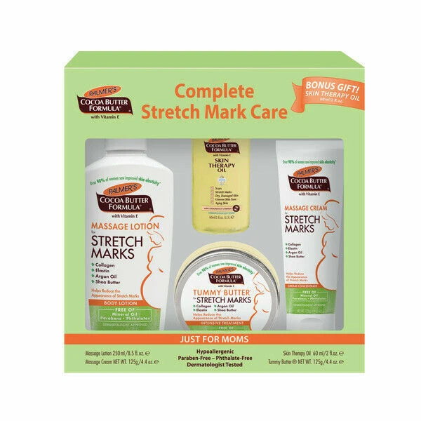 Palmers Cocoa Butter Formula Stretch Mark Care Set - Pack of 4