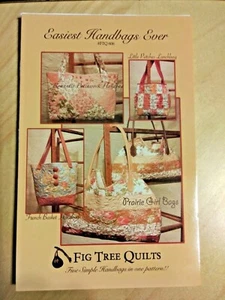Fig Tree Quilts, FTQ 606, Easiest Handbags Ever - NIB - Picture 1 of 2