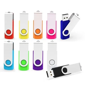 Clé USB 16Go Lot de 10 Mémoire Stick USB 2.0 Clef mémoire 16Go Clés USB pivot... - Photo 1/6