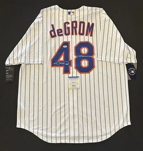 Jacob deGrom Signed Mets Authentic Jersey 2018-19 NY CY Autographed Auto PSA COA - Picture 1 of 4