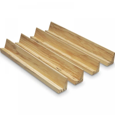 Pack of 4 Domino and Scrabble Tile Holder Solid Wood Craft Display Card - Image 1 of 4