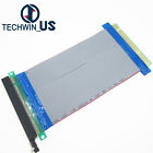 PCI-E 1X/4X/8X/16X PCI Professional Riser Card Ribbon Extender Flexible Cable