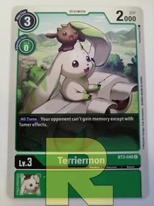 Terriermon ® BT3-046 U ® Non Comune ® Digimon Ver. 1.5 ® Inglese - Picture 1 of 1
