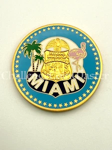 MONETA SFIDA F60 FBI MIAMI FLORIDA Polizia Federale di Stato - Foto 1 di 2