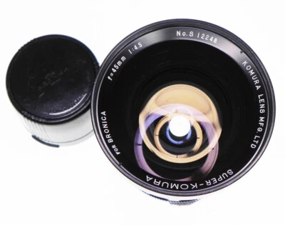 Montaje Super-Komura 45 mm f4,5 Bronica #S12248 Foto 1 de 4