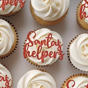 Santa Claus Christmas Cake Topper Christmas Party Decorations Thank You Gifts - Picture 1 of 4