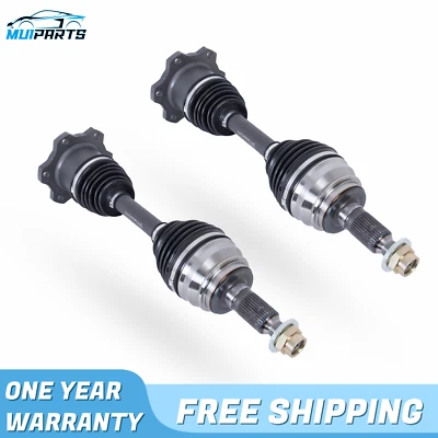 2PCS Front CV Axle Shafts For Chevy GMC Silverado Sierra 1500 Tahoe Yukon 4WD - Image 1 of 4