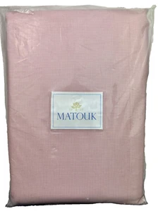 MATOUK Giorgio M134 REINA/COMPLETO Cobertor Rosa 100% Algodón Matelassé Italia - Imagen 1 de 16
