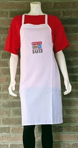 Weiße Schürze für Erwachsene - Offizieller Cookie Baker - Maschine Bestickte Schürze - Bild 1 von 1