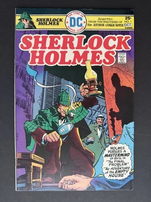 Adaptación de Sherlock Holmes #1 (DC, 1975) Sir Arthur Conan Doyle - copia brillante  Foto 1 de 4