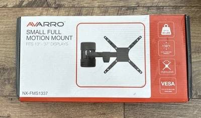 Avarro Small Full Motion Mount Fits 13" To 37" Displays Single Arm NX-FMS1337 - Image 1 of 2