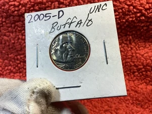 2005 D JEFFERSON BUFFALO 🦬 NICKEL UNCIRCULATED FREE SHIPPING 🚀 - Picture 1 of 2