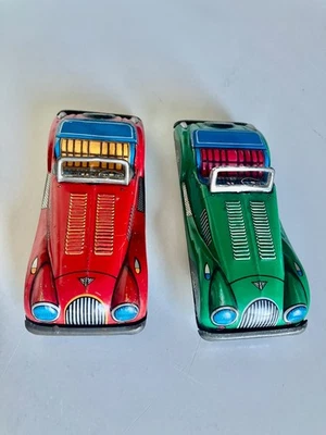 par vintage Y Japón juguete estaño fricción Morgan coche deportivo Foto 1 de 4