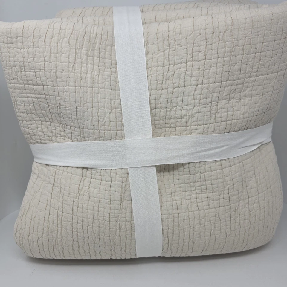 Edredón Pottery Barn King/Cal King Ultimate Summer Essential Neutro Foto 1 de 2