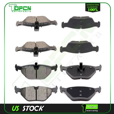 Front Rear Brake Ceramic Pads For 2001 2002 2003 -2006 BMW 325Ci Anti Noise Foto 1 de 4