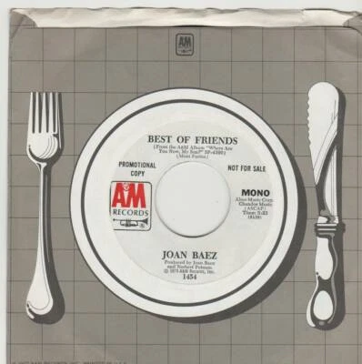 JOAN BAEZ 45 BEST OF FRIENDS EX MONO/STEREO PROMO A&M 1454 - Image 1 of 2