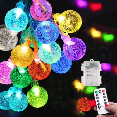 3M 5M 10M 100 LED Christmas Tree Fairy String Party Lights Lamp Xmas Waterproof - Image 1 of 4