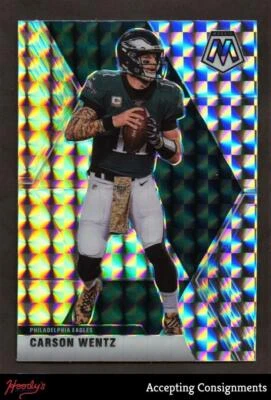 2020 Panini Mosaic Mosaic #160 Carson Wentz EAGLES - Image 1 of 2