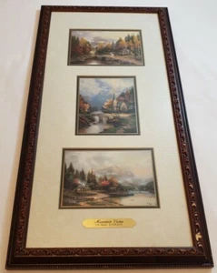 Thomas Kinkade. Vistas de montaña. Impresiones triples - - Imagen 1 de 5