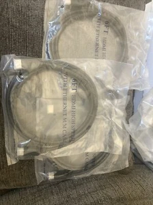 3 X NEW HDMI TV cable with Ethernet M/M 6’ FREE SHIPPING - Picture 1 of 3
