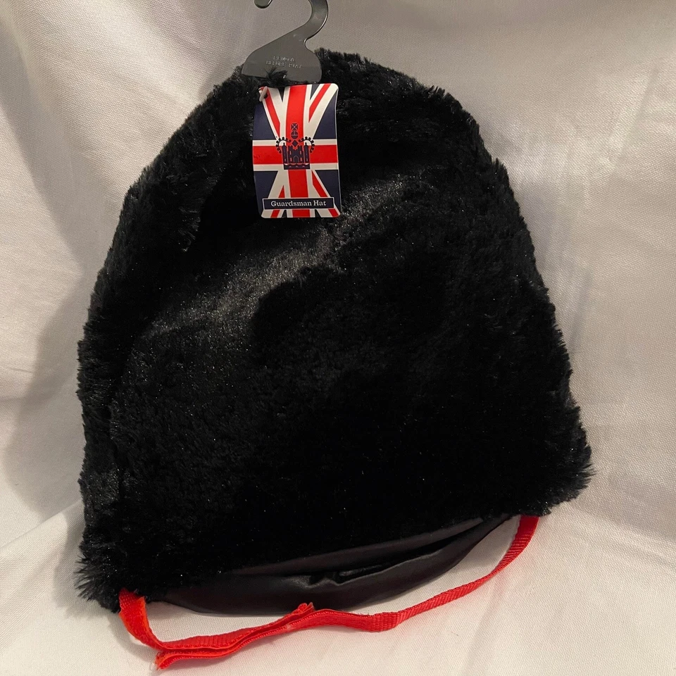 Nuevo Sombrero de piel falsa acrílico estilo piel de oso guardias del palacio británico negro adulto mediano Foto 1 de 4