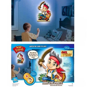 JAKE AND THE NEVERLAND Disney Wall Talking Friend Decal Toy Gift LIGHTS+ SOUNDS - Picture 1 of 9