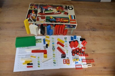 Lego 70er 6-3 Basic Set 70s Houses cars 10x20 plates OVP Box 1973 - Bild 1 von 4