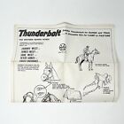 Vintage Marx Johnny West Best Of The West Thunderbolt Horse Instructions Rare!!
