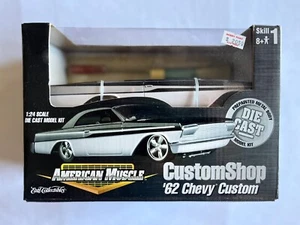 ERTL American Muscle Custom Shop '62 Chevy Custom 1/24 Scale Diecast Model Kit - Picture 1 of 3