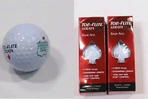 Augusta National Golf Club ANGC Golf Balls Top Flite Strata Tour Ace 6 Balls - Picture 1 of 5