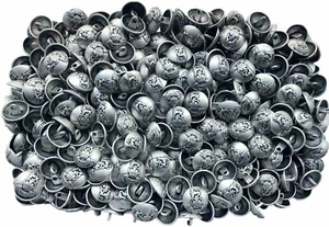 Buttons 15mm 24L Silver Effect Metal Military Regal Coat of Arms Domed Shank M2 - Picture 1 of 24