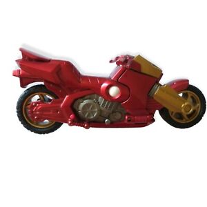 Marvel Avengers Iron Man Motorcycle Only Bike 2010 Hasbro Red Gold DC Comics