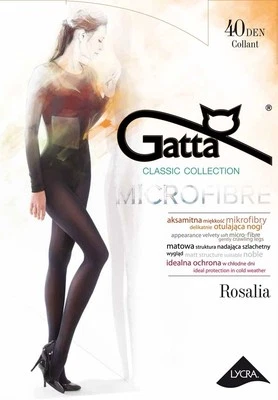 Gatta "Rosalia 40" blickdichte Strumpfhose viele Farben Gr. S - M - L - XL - XXL - Bild 1 von 2