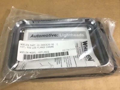 WHELEN 600 (6EFLANGE) LED CHROME FLANGE 01-0442626-00 C