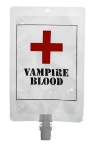 4 Pack Halloween Blood Bags Prop Containers for Drink Halloween Party Favors - Picture 1 of 2