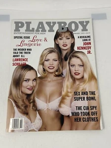 PLAYBOY MAGAZINE FEBUARY 1997    LOVE AND LINGERIE Special Edition - Picture 1 of 5