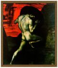 Sisyphus Mythologie Unterwelt Gtter Strafe LW Franz von Stuck A1 30