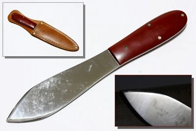Cuchillo de Lanzamiento Case XX Modelo Temprano #303 SIN PUNTOS Funda de Cuero Pre 1970 De Colección Foto 1 de 4
