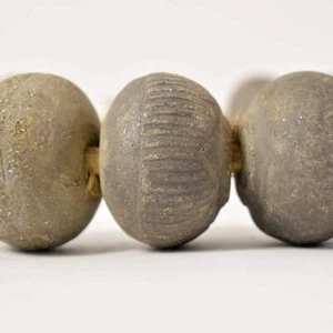 Tiv Spindle Whorl X-Large Trade Beads Nigeria 36 inch - Picture 1 of 10
