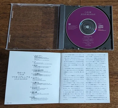 Used Julio Iglesias " Calor " Album CD Japan Edition (no Obi) ESCA5604 DP-5161 Foto 1 de 4