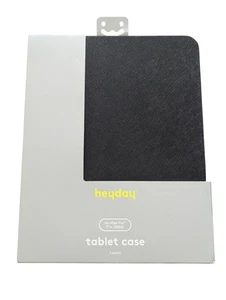 J3-O Apple iPad Pro 11-inch (2024, 5th Gen) Case - heyday Black Faux Leather - Picture 1 of 2