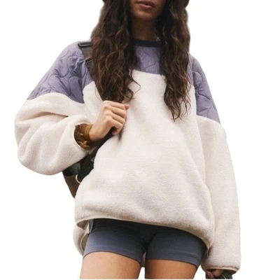 Sudadera acolchada polar manga larga Free People Movement Drifter Crew Foto 1 de 4