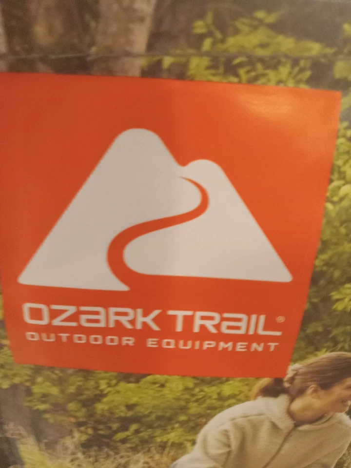 Ozark Trail 7 человек 1-комнатная палатка-типи с вентилируемым задним окном, зеленая - Изображение 1 из 4