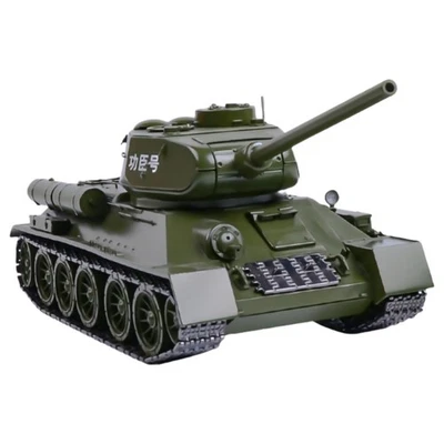 Alloy 1/30 Scale WWII Soviet T-34 Hero Tank Finished Model Toy w/ Brocade Box - Image 1 of 4