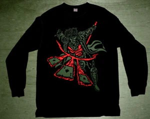 New Long SLeeve Black Olive Green Red Gambit 90 cartoon shirt Reverse Duck Camo - Picture 1 of 5