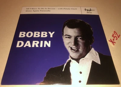 Bobby Darin CD hit single 2 track Petula Clark All I Have to Do is Dream HOT Rec - Image 1 of 3
