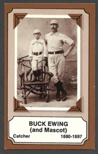 1975 FLEER LAUGHLIN BASEBALL PIONEERS #3  Buck Ewing NEW YORK GIANTS  EX-MINT  A